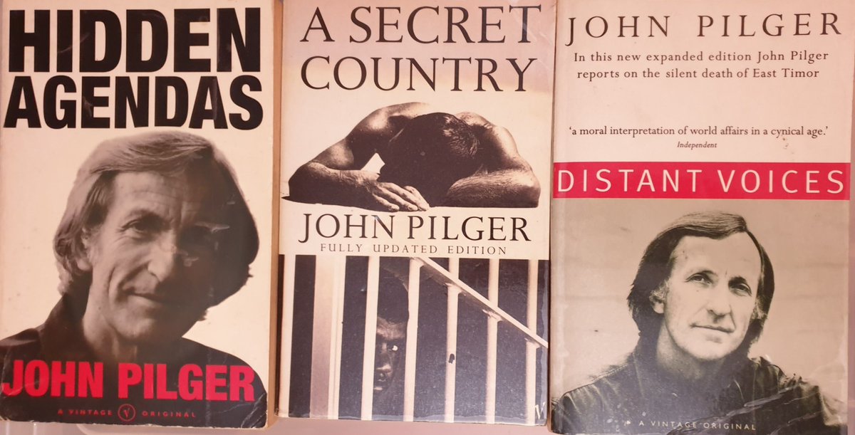 #RIPJOHNPILGER
“If those who support aggressive war had seen a fraction of what I’ve seen, if they’d watched children fry to death from Napalm and bleed to death from a cluster bomb, they might not utter the claptrap they do.”
Thank you for all your Docus & Books
RIP LEGEND