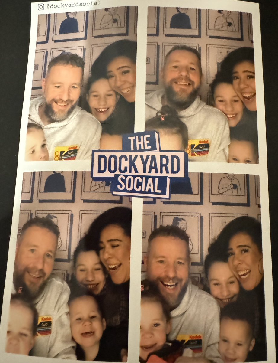 @dockyardsocial First Hogmanay out out with my crew. 12 year old, 2 and 3 year old and maw and paw. Had the best night. Staff are amazing, felt like being on hols as always. Glasgow at its best!
