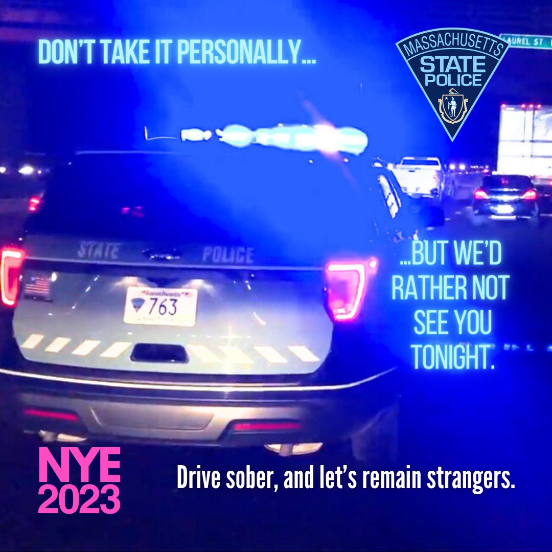 #DriveSober #smartdecisions #msproadtroopers #HappyNewYear24 
@EOPSS