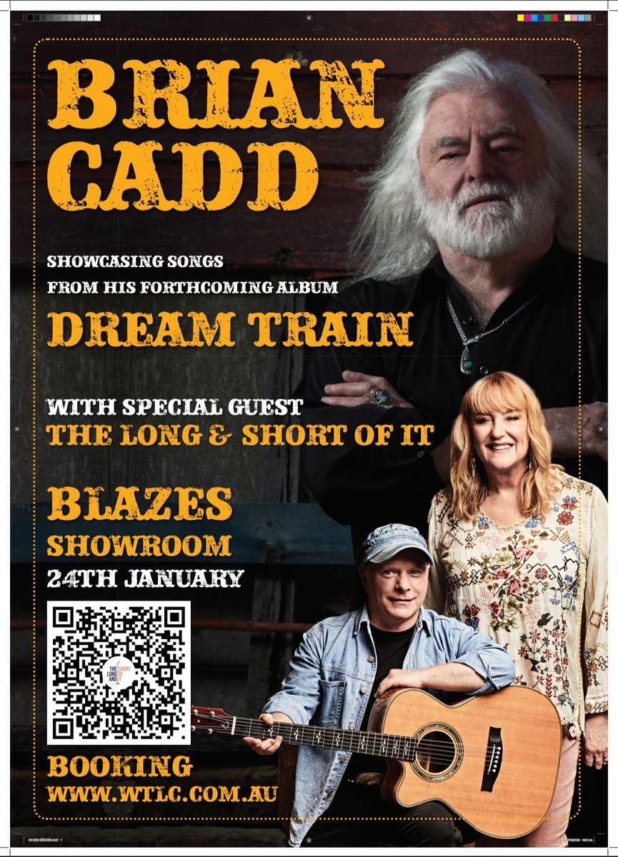 Our show with Brian Cadd- only 23 sleeps x #HappyNewYear2024 #livemusic #countrymusic #NewMusic #ticketsforsale #BookNow