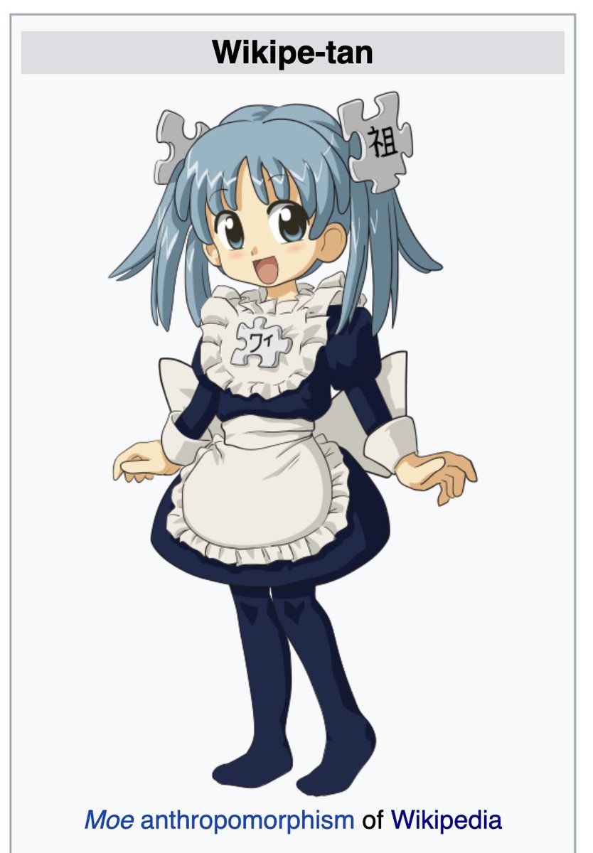 Happy Public Domain Day eve. Just checked the Wikipedia Discord and people were writing a fanfic about Mickey Mouse falling in love with Wikipe-tan (the extremely unofficial Wikipedia mascot)