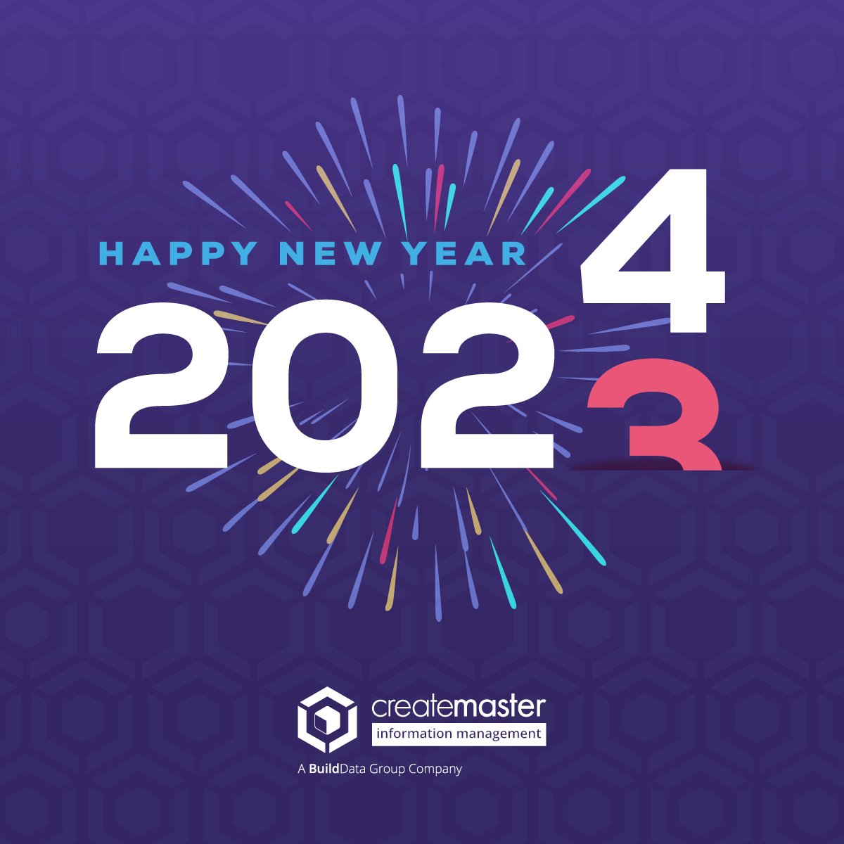 🎉 Happy New Year everyone from all of us at Createmaster Information Management! 🎇✨

We know there’s nothing we can’t achieve when we work together.

Let’s smash it in 2024!