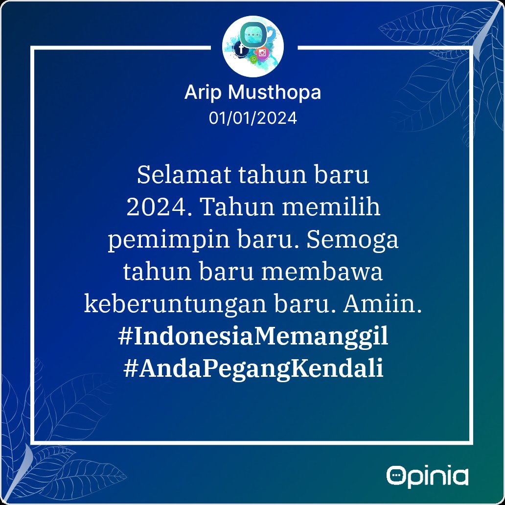 Arip Musthopa tweet media