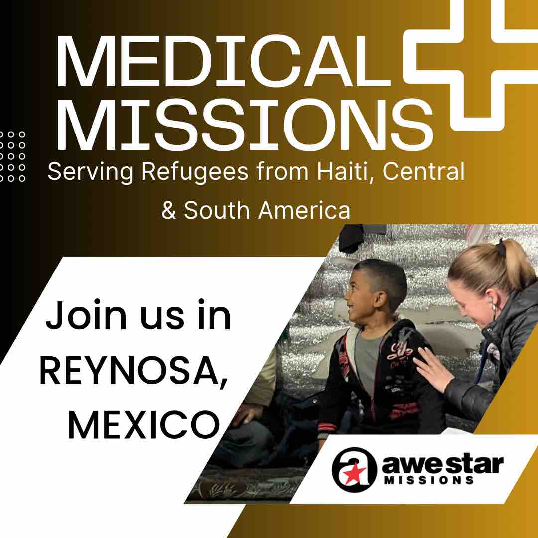 AweStarMissions's tweet photo. It’s not too late to sign up! ⬆️ 

If your heart is to help &amp; provide medical care to those in need. Then this trip is for you! You can make a difference &amp; share Jesus with people who are lost &amp; broken. 

https://t.co/K0jsrEq2WM

#MedicalMissions #SeeingTheUnseen #AweStarMissions https://t.co/rbst4l9cXv