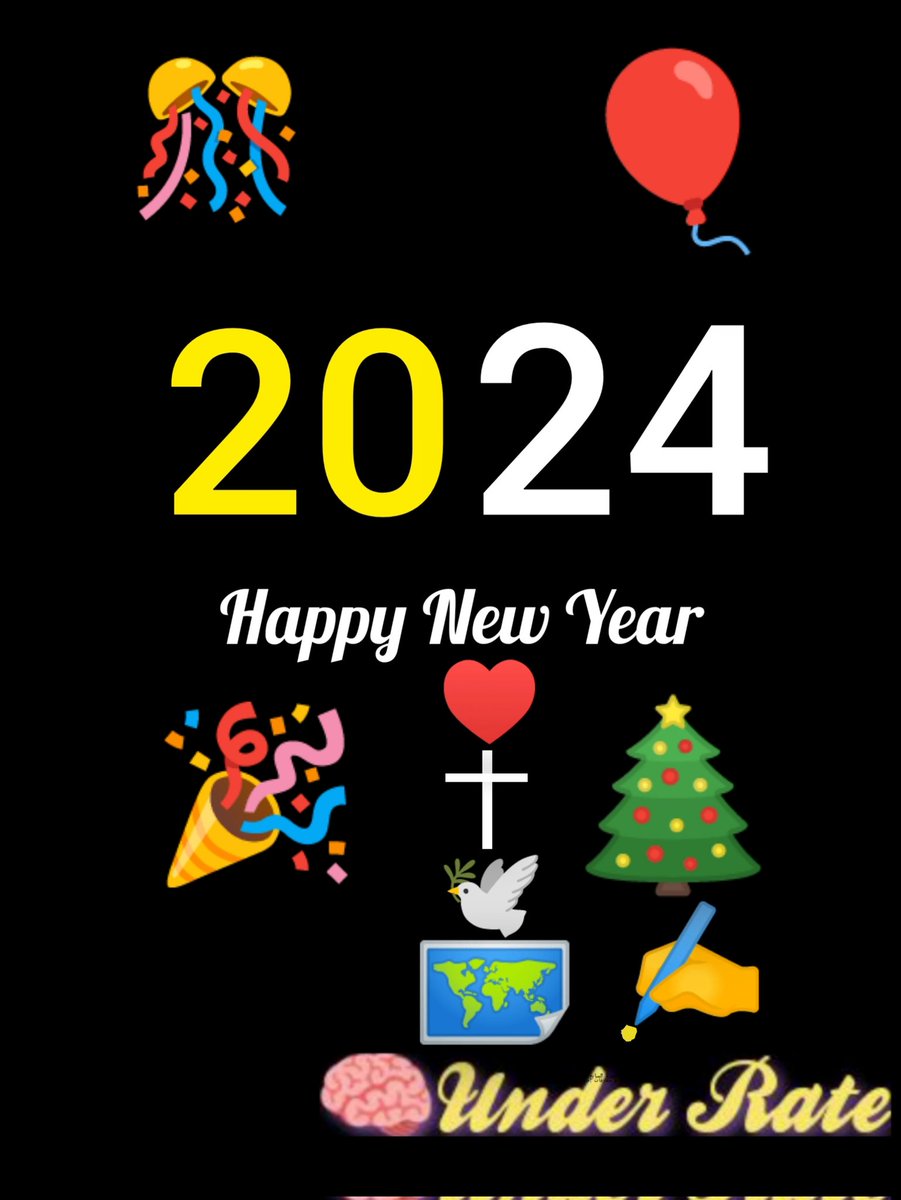 ii_UnderRate's tweet photo. 📌 Happy New Year 2024 https://t.co/XT1qjMzJoC
