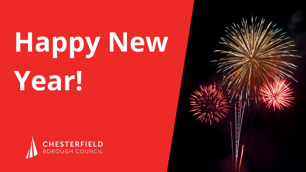 Happy New Year to all, from everyone at Chesterfield Borough Council.