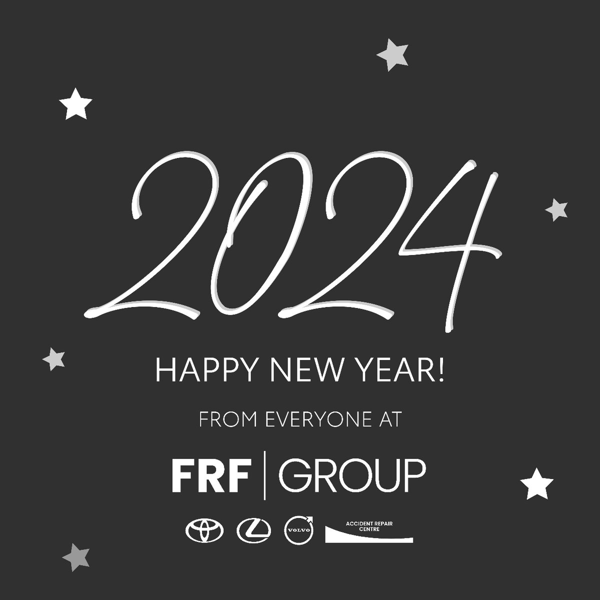 FRFVolvo's tweet photo. Happy New Year from FRF Volvo. https://t.co/g52xGUOB9o