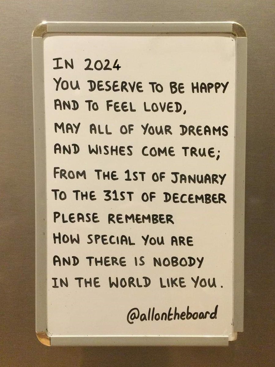 From the 1st of January to the 31st of December please remember how special you are and there is nobody in the world like you. @allontheboard #allontheboard #HappyNewYear #selflove