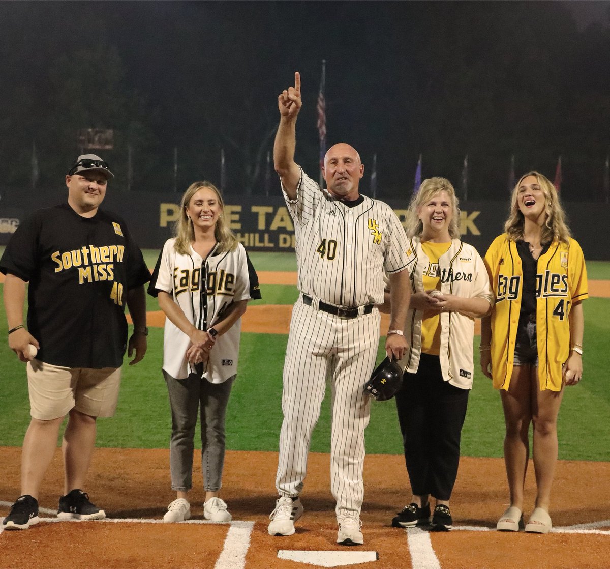 SouthernMissBSB's tweet photo. We were big fans of 2023 and can't wait to see what 2024 has in store for Golden Eagle baseball.

Happy New Year, Golden Eagles!

#EverythingMatters | #SMTTT https://t.co/ZS6q4Naed5