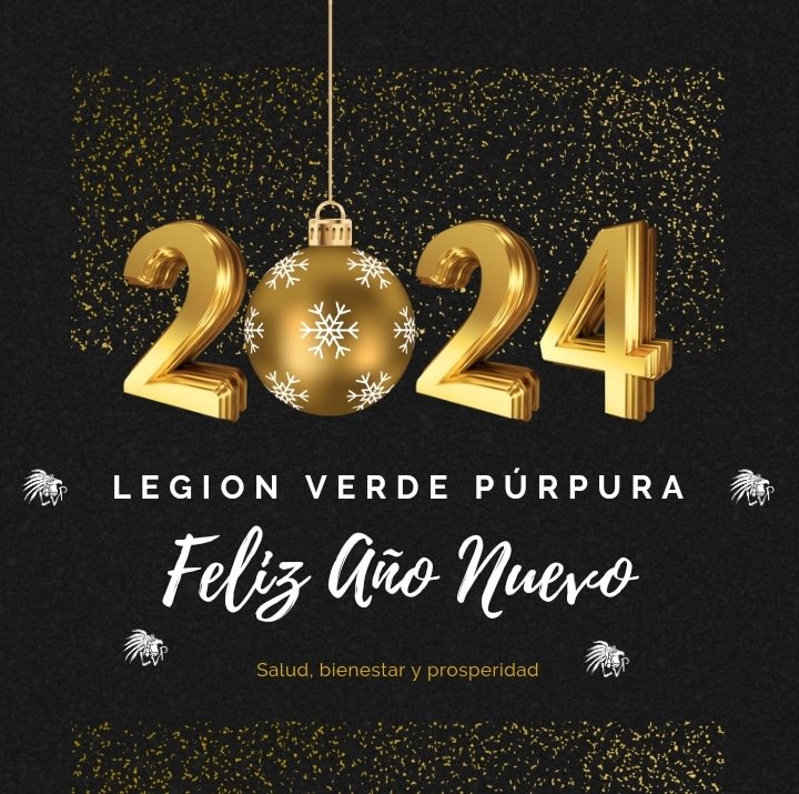 LegionLVP's tweet photo. Queremos agradecerles todo el apoyo que nos dieron este año, sin ustedes todo esto no sería posible. Queremos desearles un 2024 lleno de todas las mejores vibras, que se la pasen bien y les mandamos un fuerte abrazo a todos hasta sus lugares. Que lo mejor este por venir. 🥂 Salud https://t.co/kNIwuS14cu