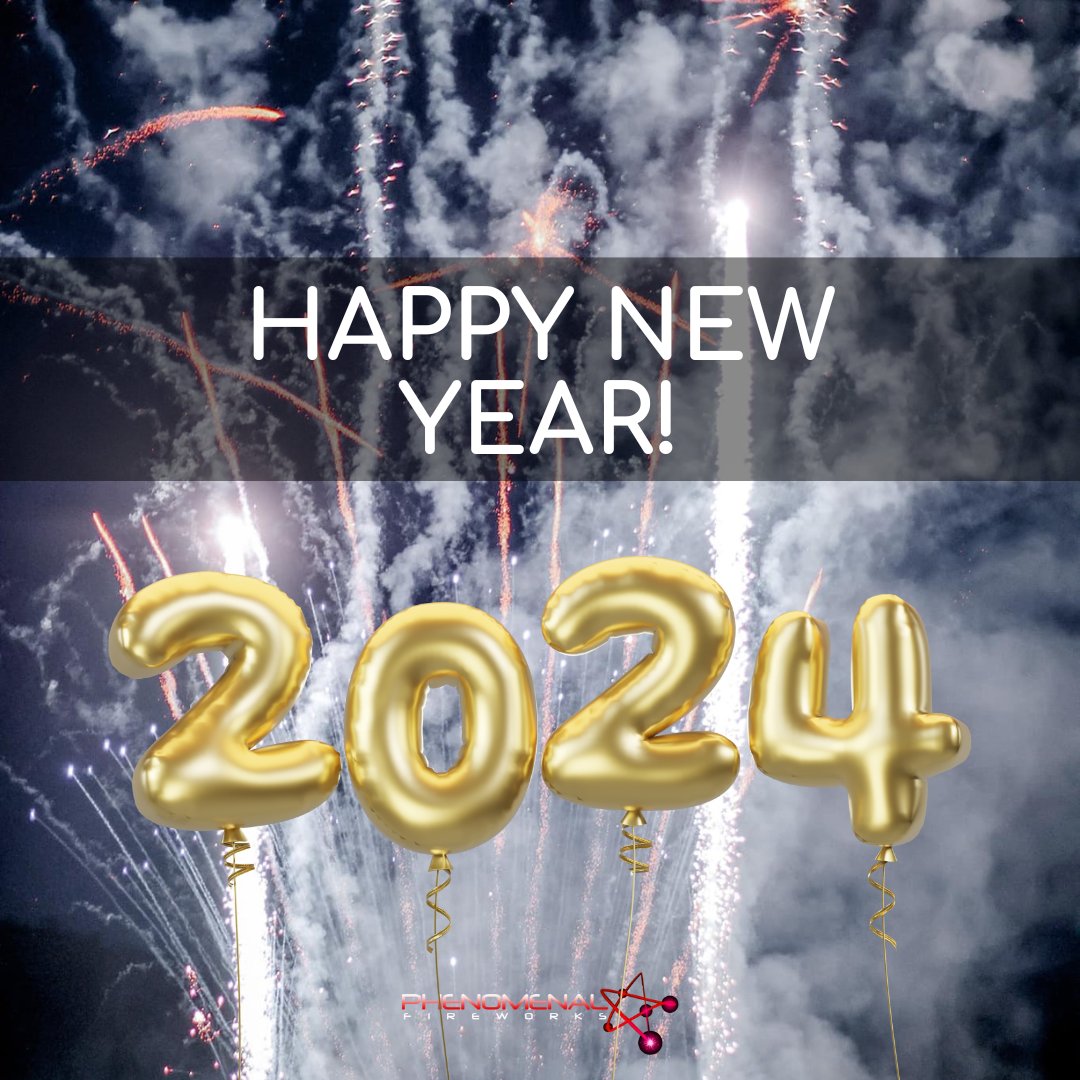 PhenFireworks's tweet photo. Happy New Year from Phenomenal Fireworks!🎆

We hope everyone has a fun and safe night!🔥

#WeddingFireworks #2024WeddingMagic #fireworks #weddingfireworks #events #phenomenal #phenomenalfireworks #pyromusical #birthdayfireworks #celebration https://t.co/zFWSIEFFSr