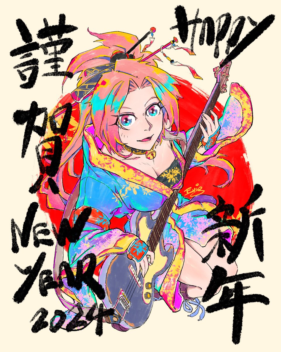 Happy New Year 2024~!!!

#noname #yui #bassplayer #drawingartwork #mangaart #animegirl #ComicArt #Procreate #characterdesign #originalcharacter #originalartworks #colorartworks #绘图 #原创 #原创人物 #电绘 #动漫 #スケッチ #マンガ #アニメ #描くンゴ #ベースギタリスト #ロッカー