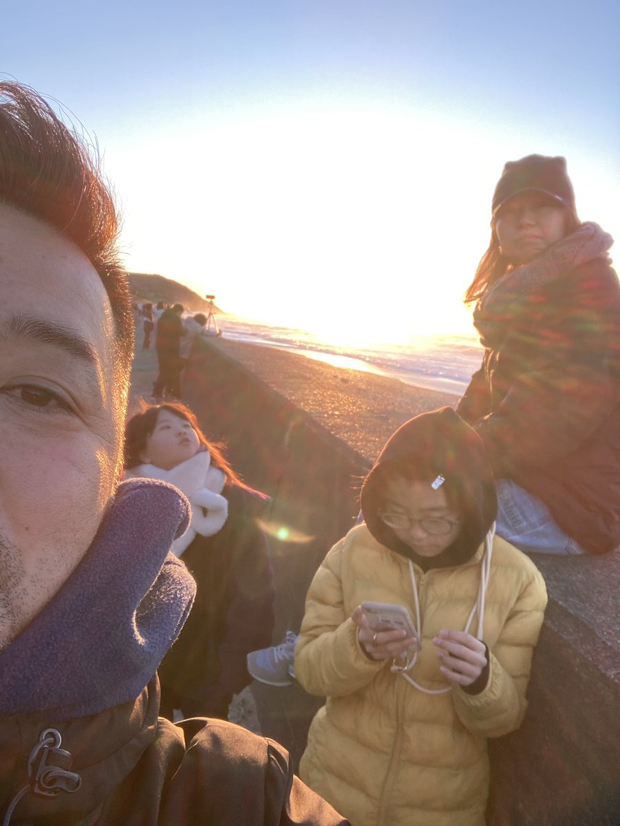 おめでとう御前崎の海から初日の出☀️
オンファイア🔥