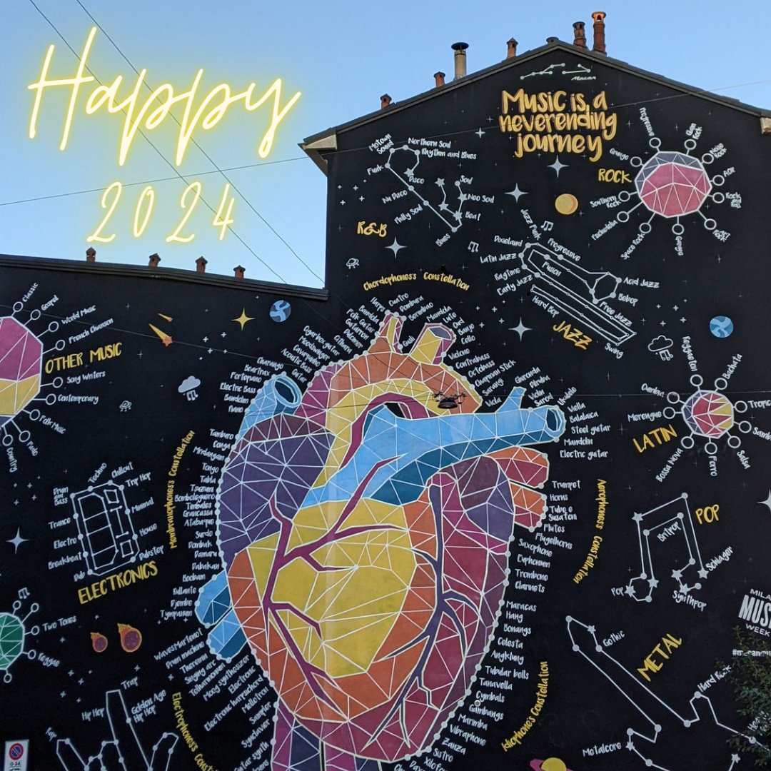 mirjam_vds's tweet photo. May music remain the beating heart of our actions. 
#HappyNewYear https://t.co/sJ0YYeKoYj