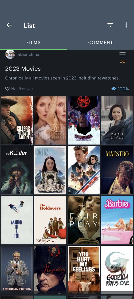 My top 16 movies of the year! Truly such a fun year filled with many excellent and life changing film experiences.