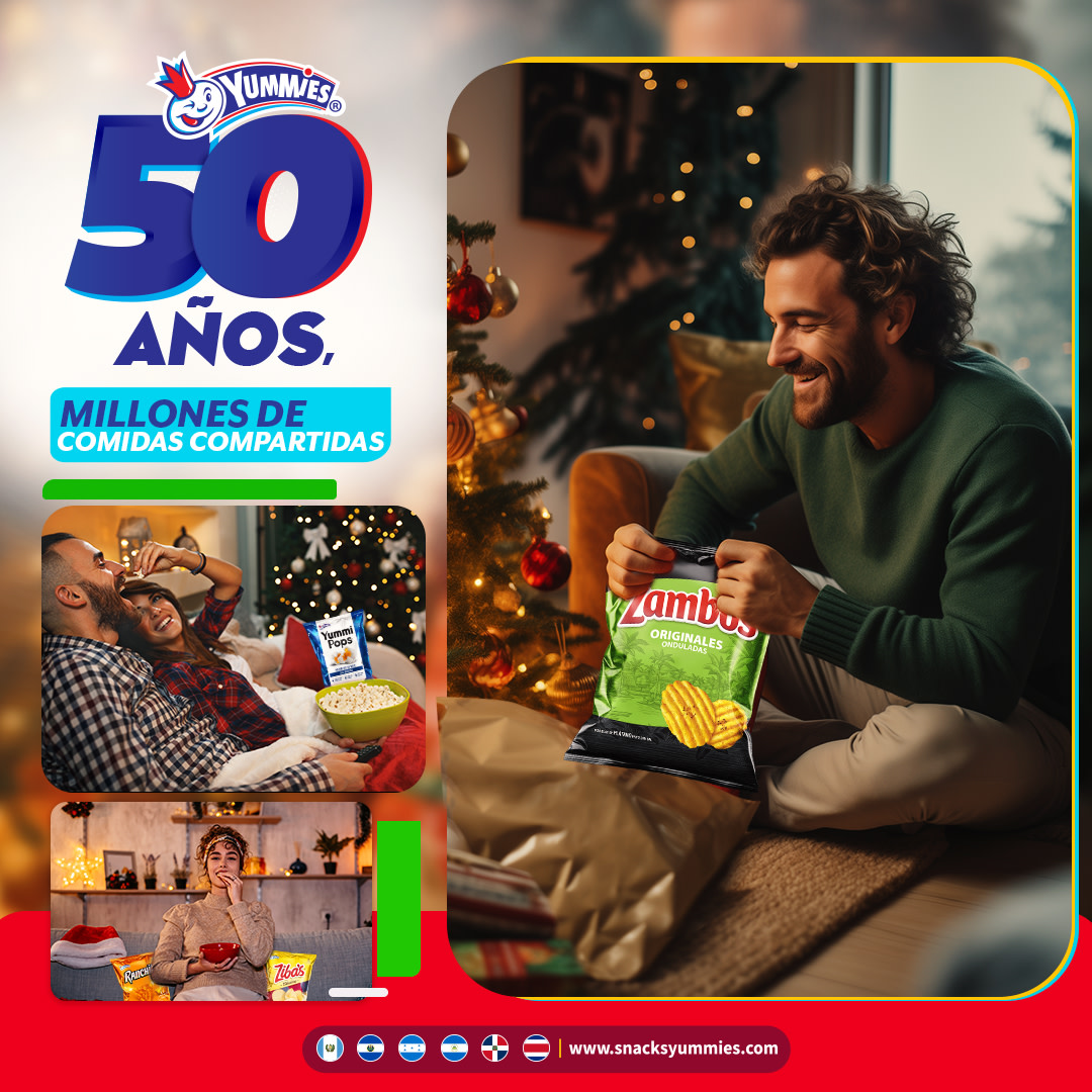 SnacksYummies's tweet photo. 50 años de compartir juntos sobre la mesa, en cada festividad hemos estado presentes y hoy son millones de gracias 🤗 que te damos por dejarnos ser parte de tus futuros recuerdos ❤️
#SnacksYummies #Yummies50años https://t.co/1hne9RxGx5