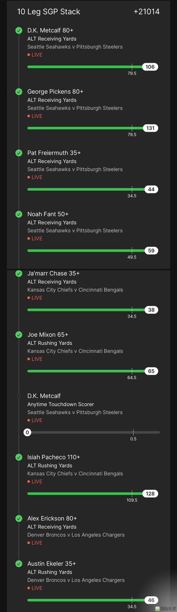 That was close. DK had to drop it twice in the end zone 😪 #GambingTwitter