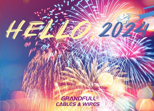 Happy New Year! Wishing you all have a wonderful 2024! Web：www.grandfullcable. com Email: manage@forcan.com #fiberoptic #fiberoptics #fiberoptik #opticalfiber #cat5ecable #cat6cable #cabling #lancables #cables