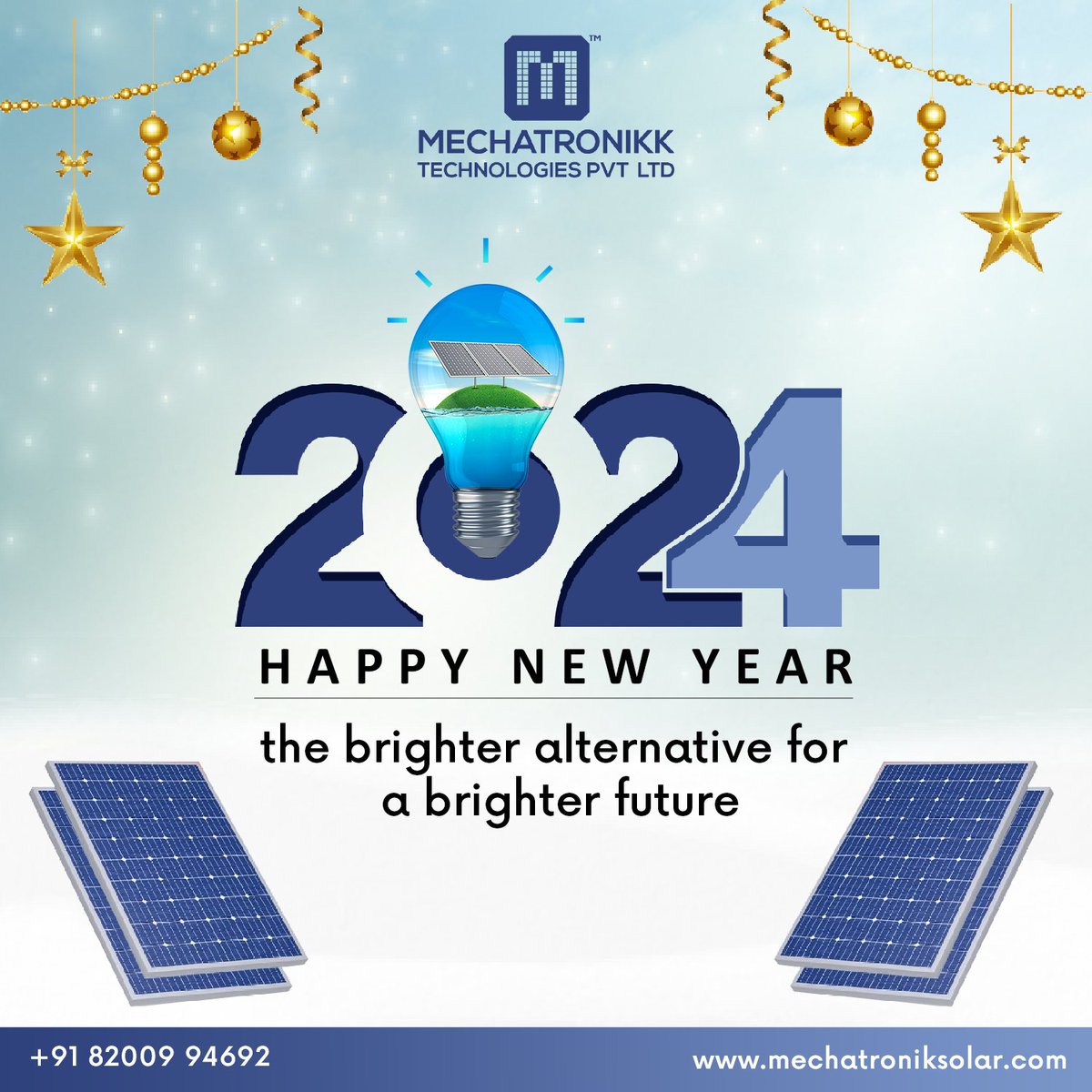 The brighter alternative for a brighter future.
Happy New Year!
.
.
#Happynewyear #NewYearNewYou #HealthAndWellness #NewYear2024 #BestSolarCompany #SolarPanels #mechatroniksolar #Ahmedabad #Gujarat
