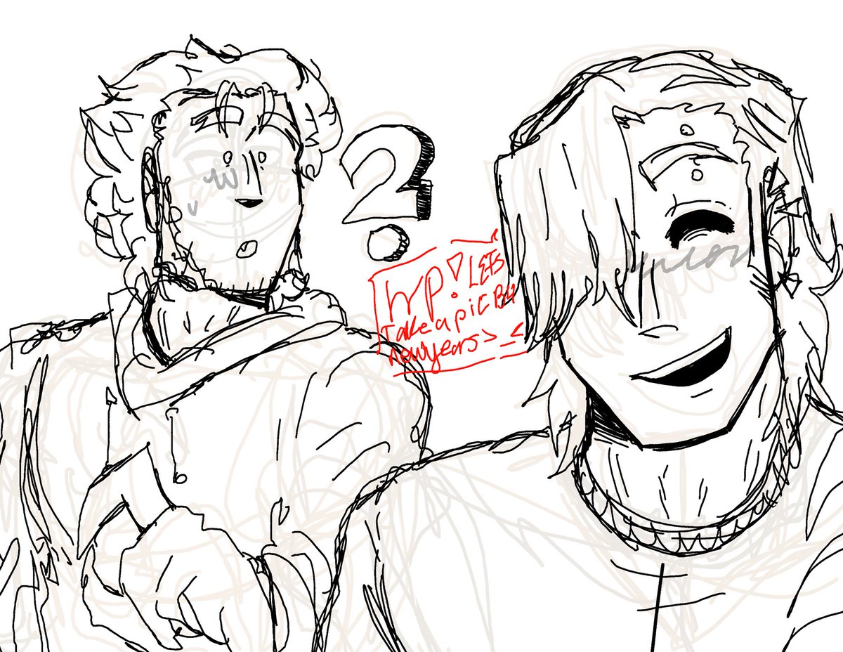 glams_appl3c0re's tweet photo. Happy new years !! Have shitty MattPowers NYS doodle >_<

#AceAttorney #MattEngarde #WillPowers https://t.co/UCSFAa5Dav