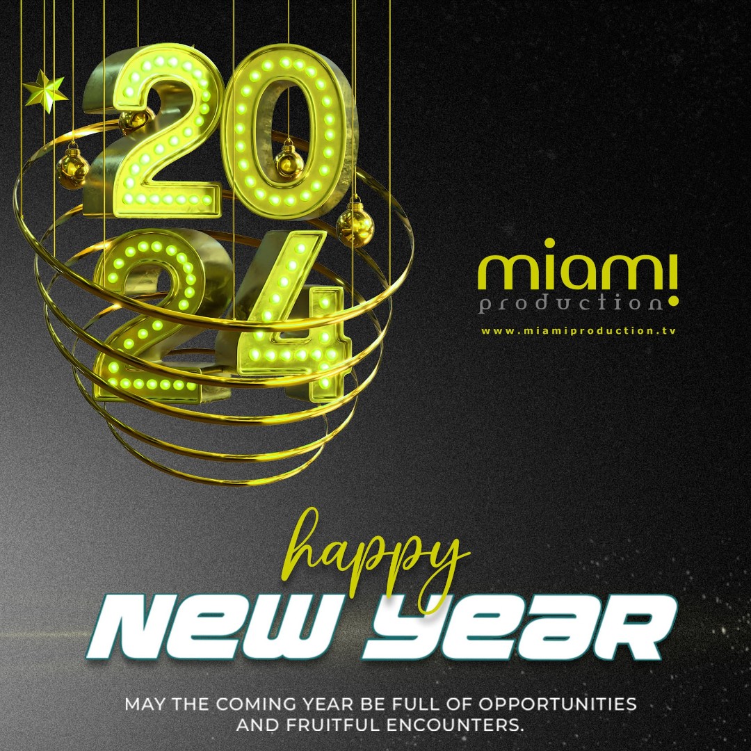 MiamiProduction's tweet image. Ringing in the New Year with a bang! 🎆✨ Let's leap into 2024 with love, laughter, and endless possibilities. Here's to new opportunities and unforgettable memories. Cheers!🍾🥂 #NewYear #Hello2024🚀"