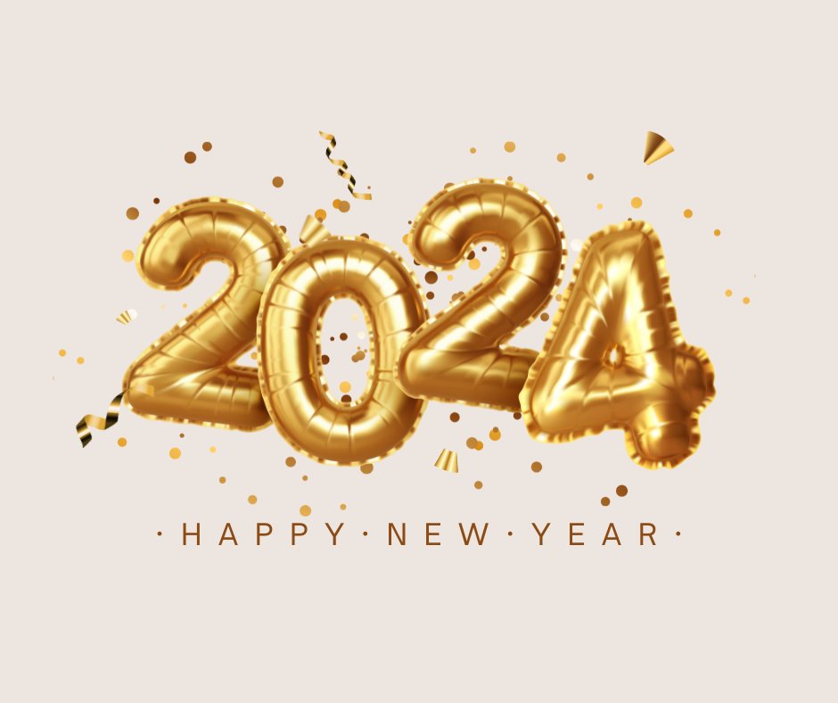 #HappyNewYear! ✨💫🌟 Wishing you and yours a joyful, prosperous and blessed year ahead! #Hello2024