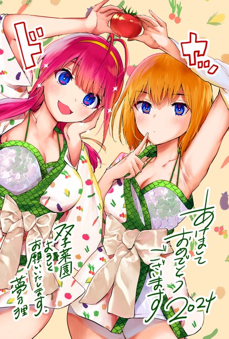 🍅🥒🍆あらためましてあけましておめでとうございます!今年も「双子菜園」共々応援よろしくお願いいたします🍅🥒🍆