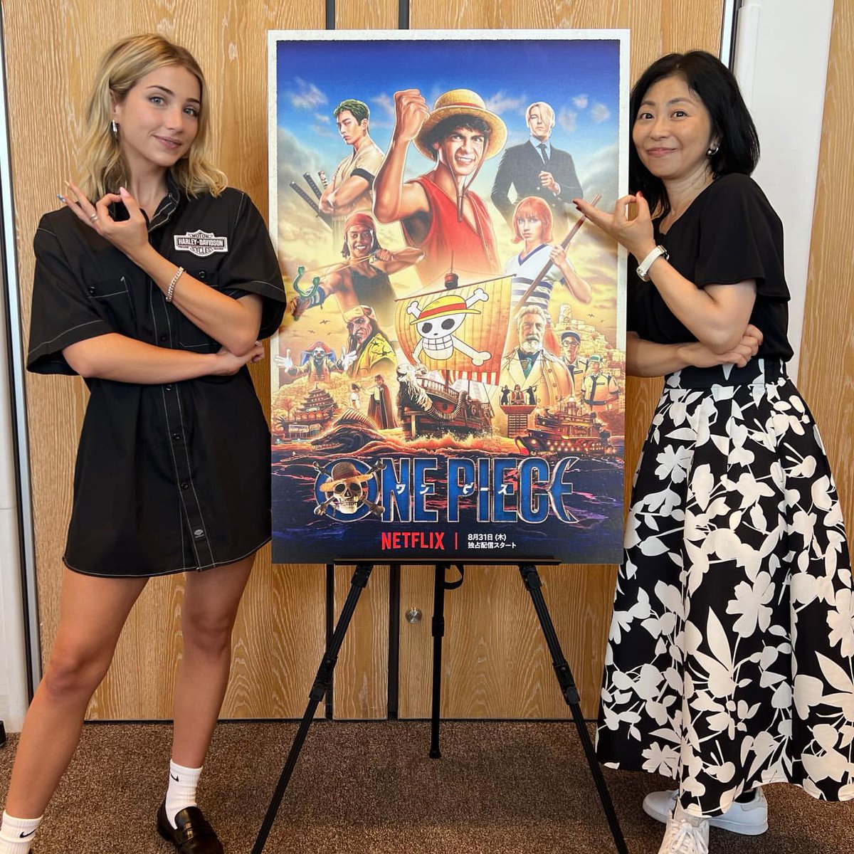 Emily (Nami) and Okamura Akemi (Nami's VA)