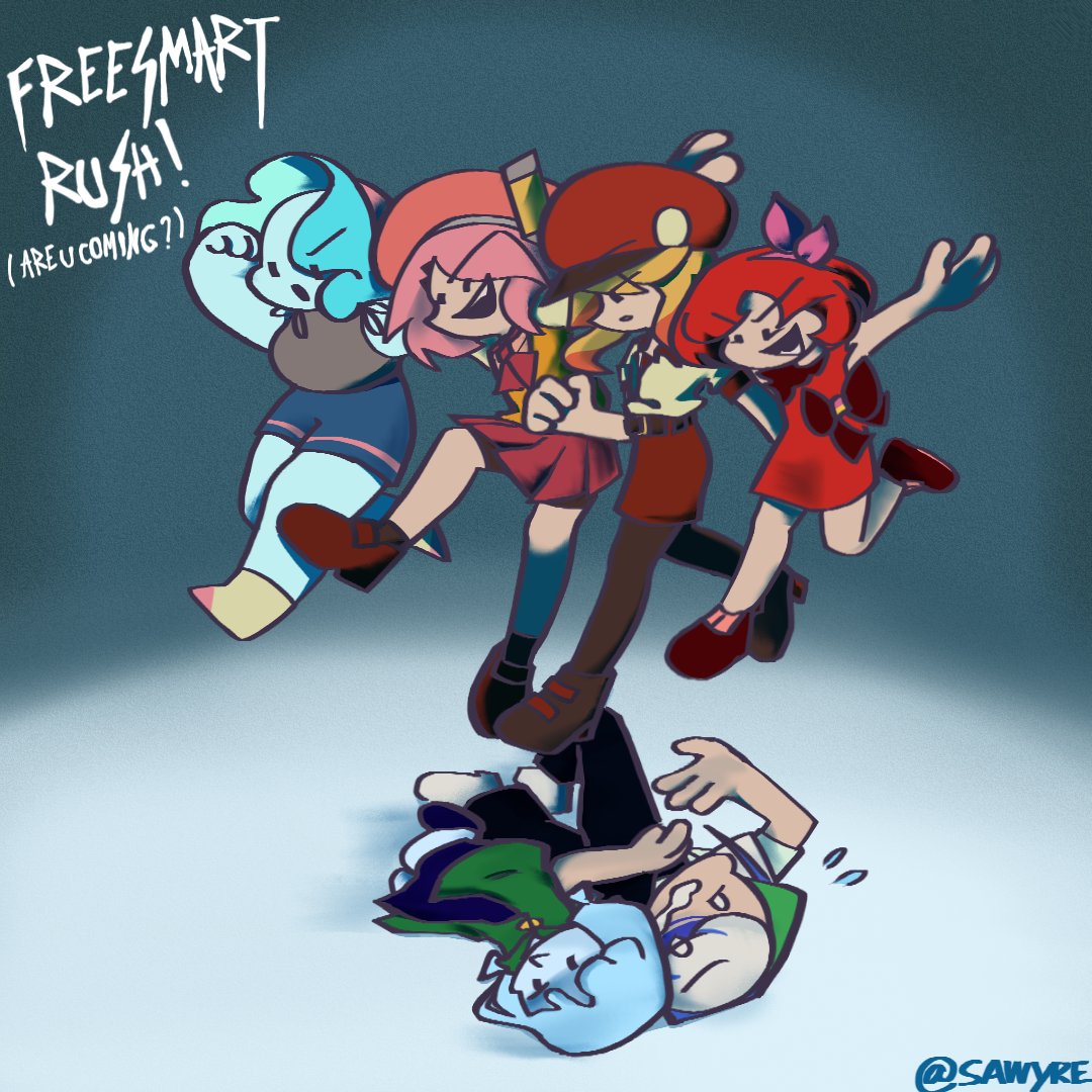 Sawyre2's tweet photo. Happy new year!(新年快乐!) Can't wait to see those Freesmarters' stories continue in 2024!
(The composition references Måneskin's new album cover)
#bfdia #bfdiapencil #bfdiamatch #bfdiabubble #bfdiaruby #bfdiabook #bfdiaicecube https://t.co/OvrDDLbELm