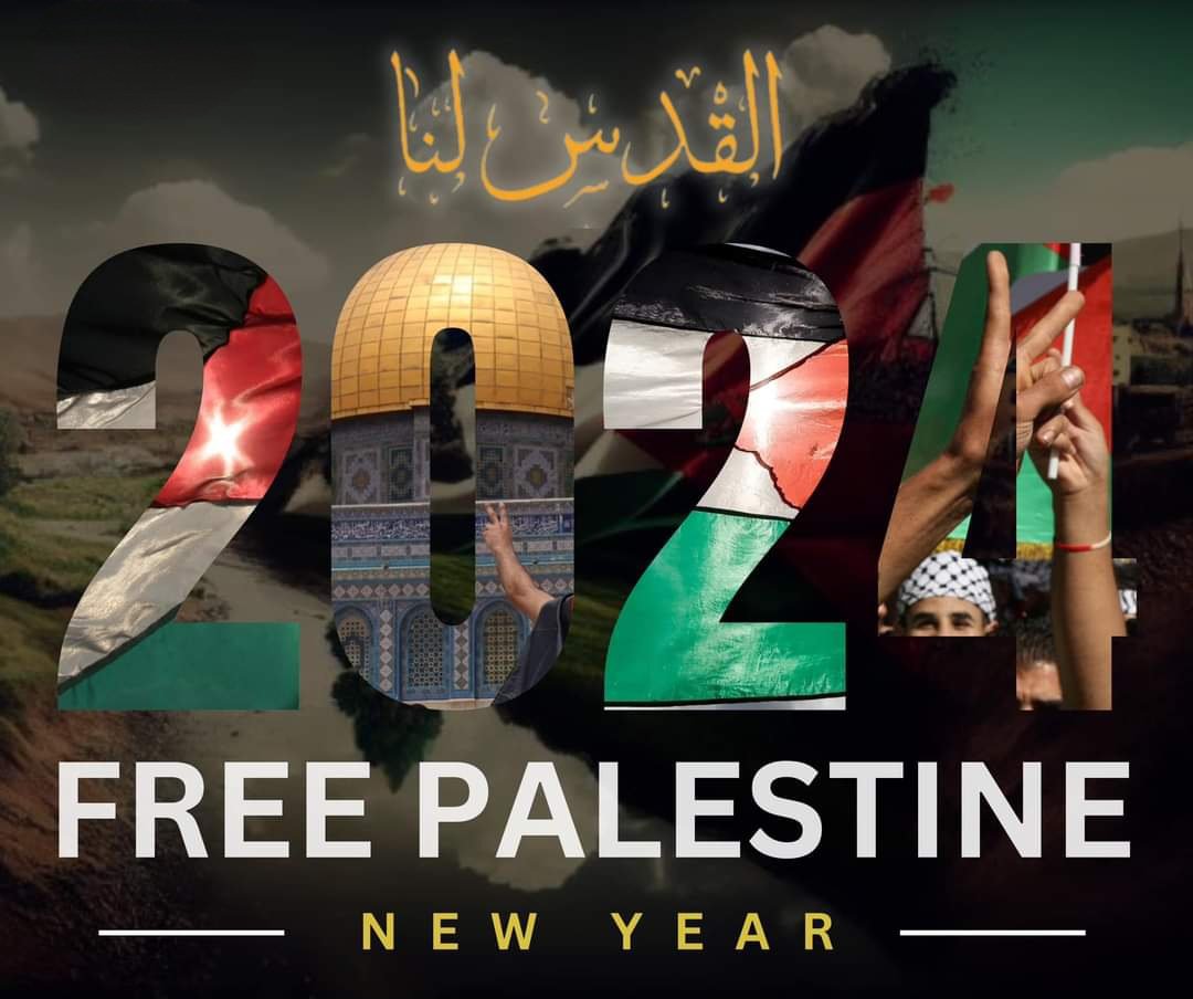 wa3oud2's tweet photo. May the year end and be forsaken forever. 
Good riddance and #FreePalestine .
#NewYear2024 #Gaza https://t.co/usiWTiEhbM