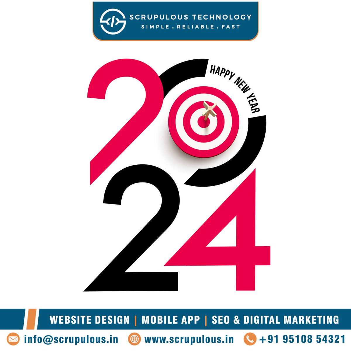 ScrupulousTech's tweet image. 🎉 Happy New Year! 🥳 
As we bid farewell to the old and welcome the new, we want to express our gratitude for your continued partnership. 🤝 May the coming year bring prosperity, success, and joy to your business and ours. 
#NewYearNewOpportunities #BusinessSuccess 🎊