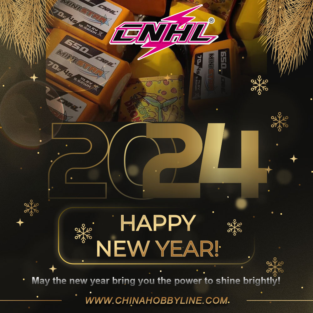 CNHL_official's tweet photo. 👏✨Wishing all amazing hobbyists a Happy New Year! We couldn't have done 2023 without you! So grateful for the ongoing support. Here's to 2024 🥂
#cnhl #chinahobbyline #rcbattery #LiPoBattery #newyear2024 #happynewyears #fpv #fpvdrone #fpvaddiction #rccars #rcairplane https://t.co/EO7XFuR8WD