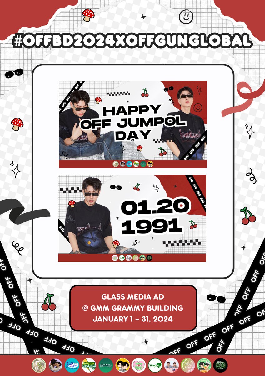 OffGunGlobal's tweet image. Happy happy birthday @off_tumcial 💚✨

May you have another success-filled year 🎂Global babiis will always be by your side 💪🏼

📍GMM Grammy Building entrance
🗓️ January 1-31, 2024

#OffJumpolBDProject2024 #OffBD2024xOffGunGlobal 
#ออฟจุมพล #OffJumpol