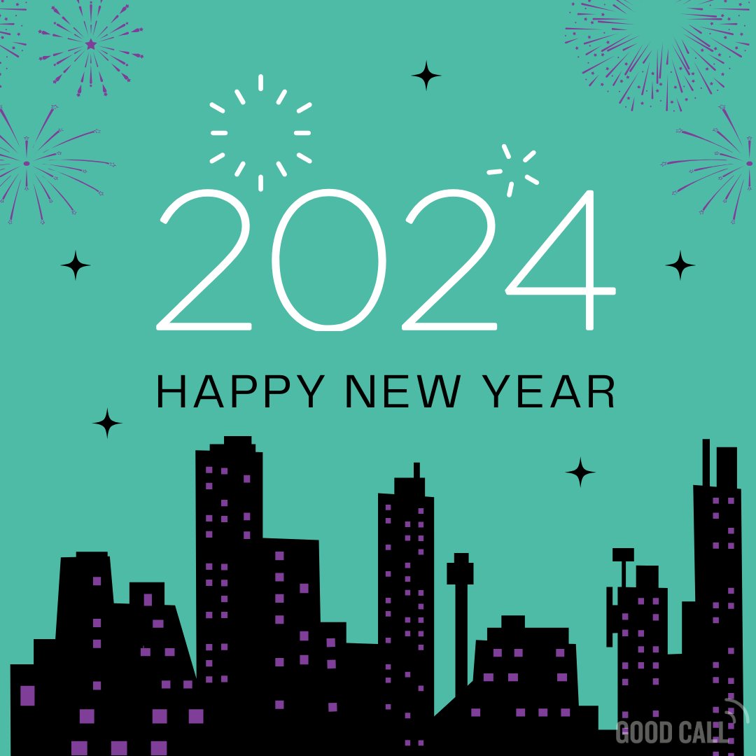 Good Call | Free Arrest Support Hotline (@goodcallnyc) on Twitter photo 🎉 Happy New Year from Good Call! 🎊  We're excited to see what this year has in store for us and for you. Wishing you all a joyful and prosperous New Year! 
#HappyNewYear2024 🎉 Happy New Year from Good Call! 🎊  We're excited to see what this year has in store for us and for you. Wishing you all a joyful and prosperous New Year! 
#HappyNewYear2024