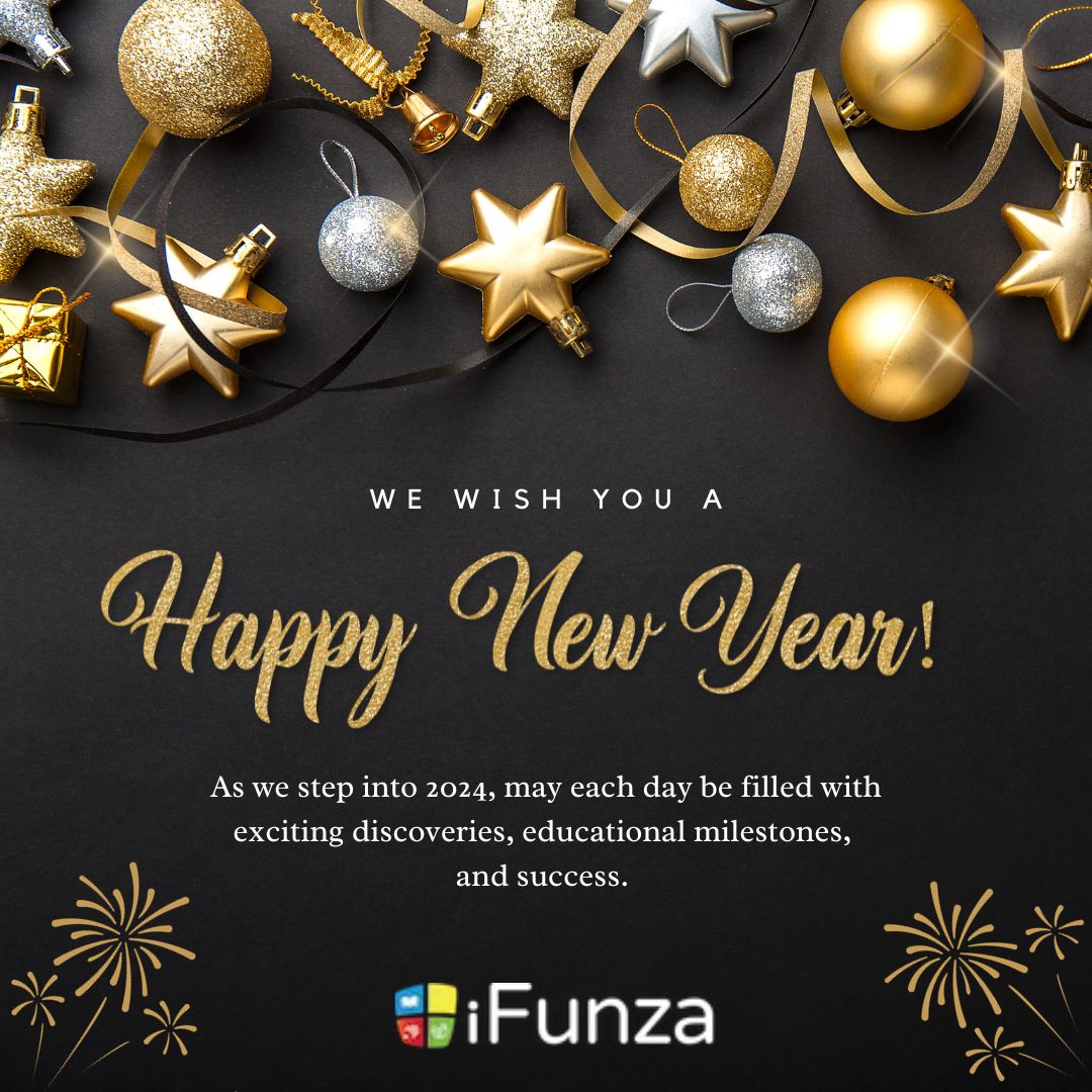 funza_i's tweet image. Wishing you joy, success, and countless moments of happiness in 2023. Happy New Year! 

#happynewyear2024 #newbeginnings #makelearningvisible