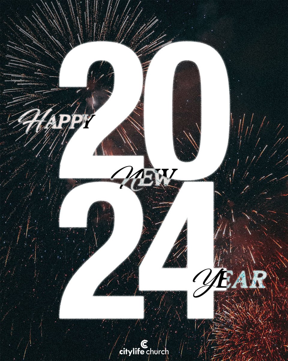 Happy New Year, family! We can't wait for all God has in store for 2024. We love you citylife 🤟 #HappyNewYear