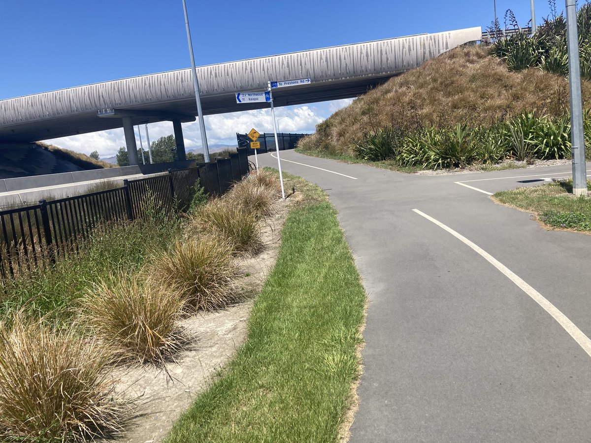 I’ve mangled my knee, which means I can’t walk in the hills or kayak. But I’ve been prescribed cycling and so we’re knocking off the ChCh cycleways.
