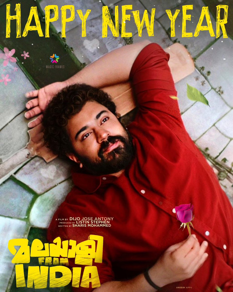 ArjunVcOnline's tweet photo. New Year Special poster from #MalayaleeFromIndia

#NivinPauly  #DijoJoseAntony #NP43 https://t.co/yZNDCxhJHK