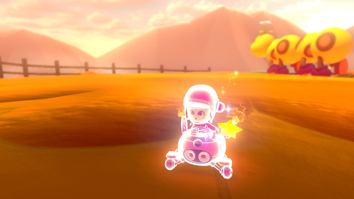 SoldamWizard21's tweet photo. Lidelle being an adorable racer! #MK8D #NintendoSwitch https://t.co/eAUwpt1gWp