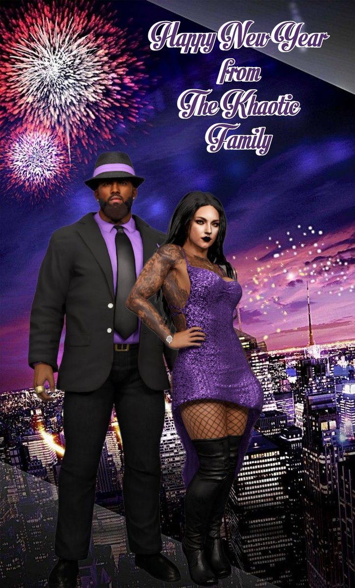 From Myself and My beautiful wife @SCReesieLove Happy New Year To All Picture Done By @EternalRiot2K