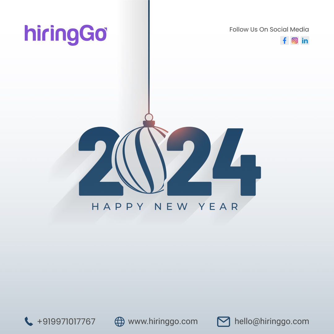 HiringGo's tweet image. Cheers to a brilliant New Year with HiringGo! 🎉✨ May 2024 be filled with success stories, growth, and endless opportunities. Let&apos;s embark on this journey together!🚀 #hiringgo #HappyNewYear2024  #NewOpportunities
hiringgo.com
hello@hiringgo.com
+91-9971017767
