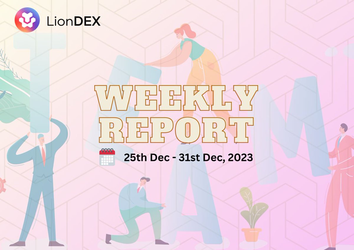 🚀 Dive into the excitement at LionDEX! As we welcome 2024 with innovation and user enhancements, check out our Weekly Report for the full scoop! medium.com/@liondex_offic…