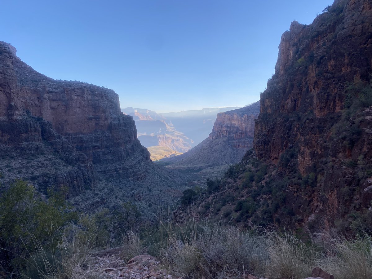 danieljsavage's tweet photo. #2. Hiking Bright Angel Trail @GrandCanyonNPS with @bobbewould and Nick for my 40th Birthday. https://t.co/rJqOYzoVcR