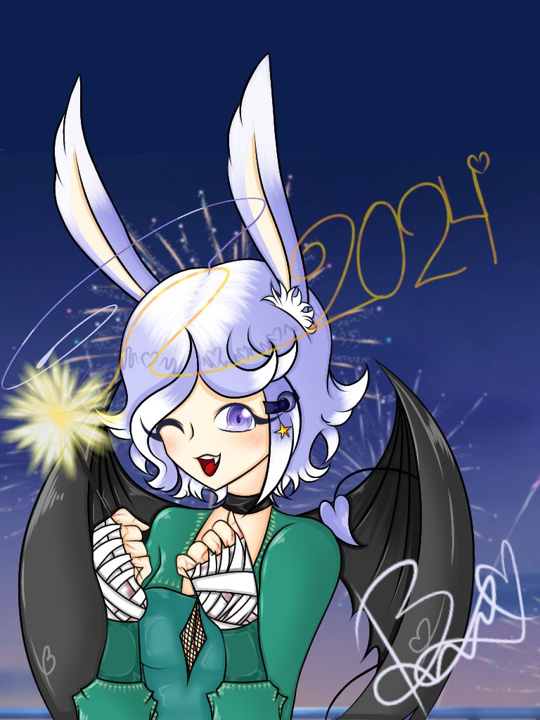 Bonic251's tweet photo. Feliz año nuevo a todoooss:3
Un poco de cambios pa este nuevo año para mi oc:D

#dibujo #arte #art #dibujodigital #2024NewYear #oc #bonic https://t.co/pbZGsmBSzD