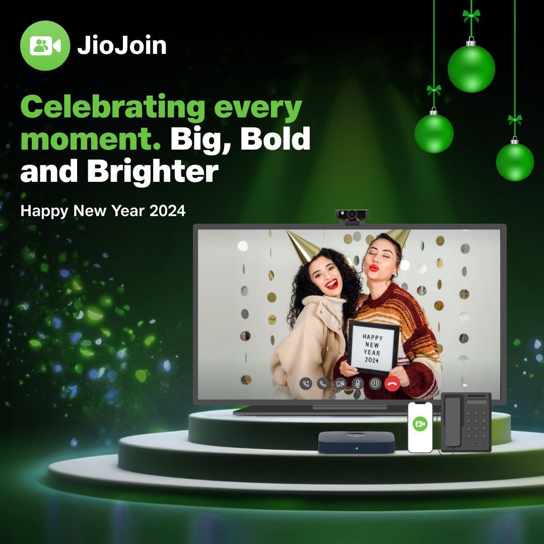 Happy New Year 2024

#Welcome2024 #JioFiberVoice #WithLoveFromJio #Celebration