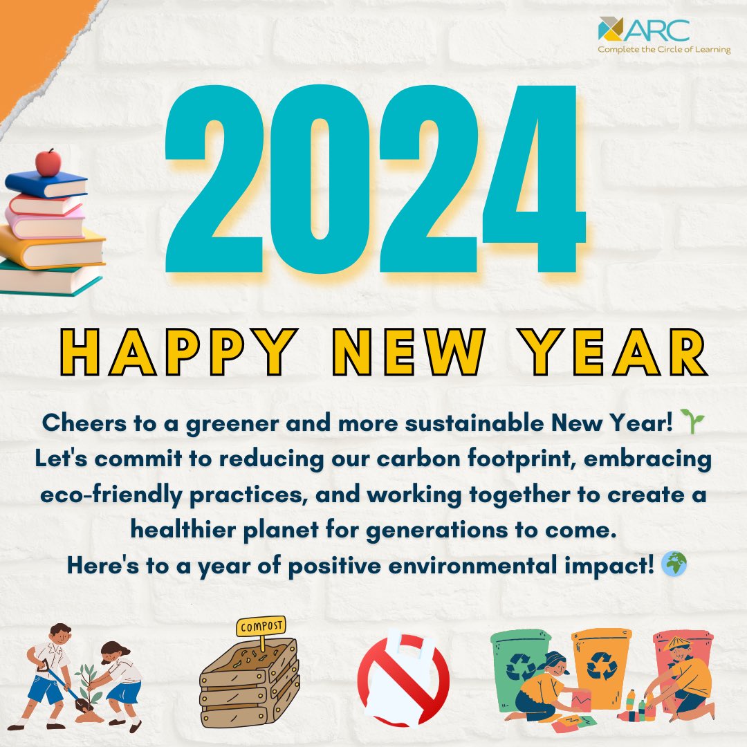 May this New Year be a beacon of sustainability, guiding us towards a future where every action echoes harmony with our planet. Let’s pledge to nurture and protect nature together! 🌍💚 

#Sustainable2024 #GreenRevolution #PlanetFirst #EcoConsciousLiving #NewYearGreenGoals