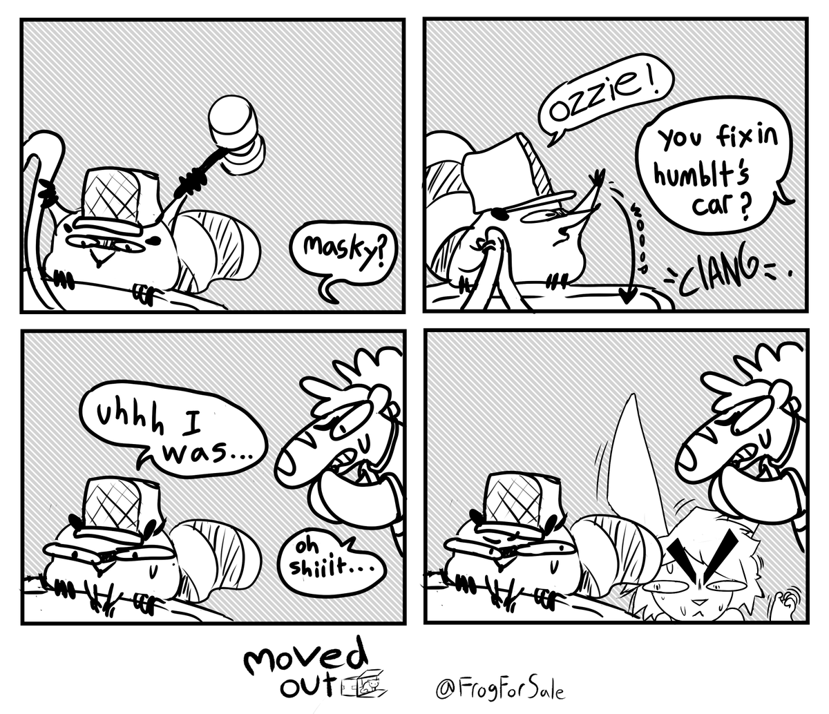 FrogForSale's tweet photo. breaking the car more #movedout #furryart #comics https://t.co/r4UWIa43xV
