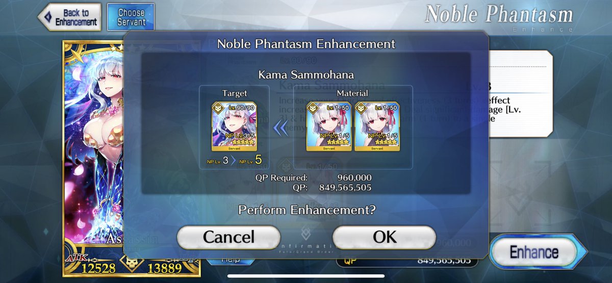 JayeeeCee's tweet photo. @FateGO_USA Gang’s all here at NP 5! Expected Kama, didn’t expect 2. 😭🤧 https://t.co/kCqhXMjR4D