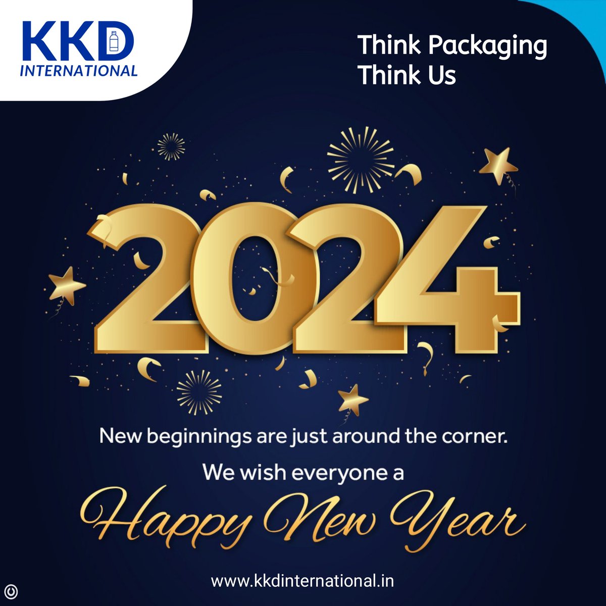 KKD_INT's tweet photo. Wishing you a joyful New Year filled with prosperity, good health and countless moments of happiness! 

Cheers to new beginnings! 🎉🌟

#KKD #Packaging 
#NewYear2024 #HappyNewYear https://t.co/pKIkIMp2Iw