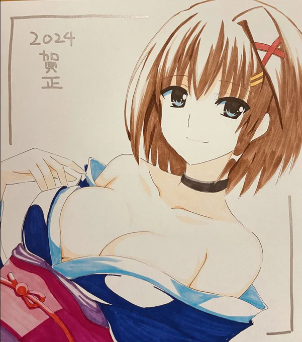 アナログはやてさんやっぱり何度かいても着物が…はだける…なんでだ…^^ 